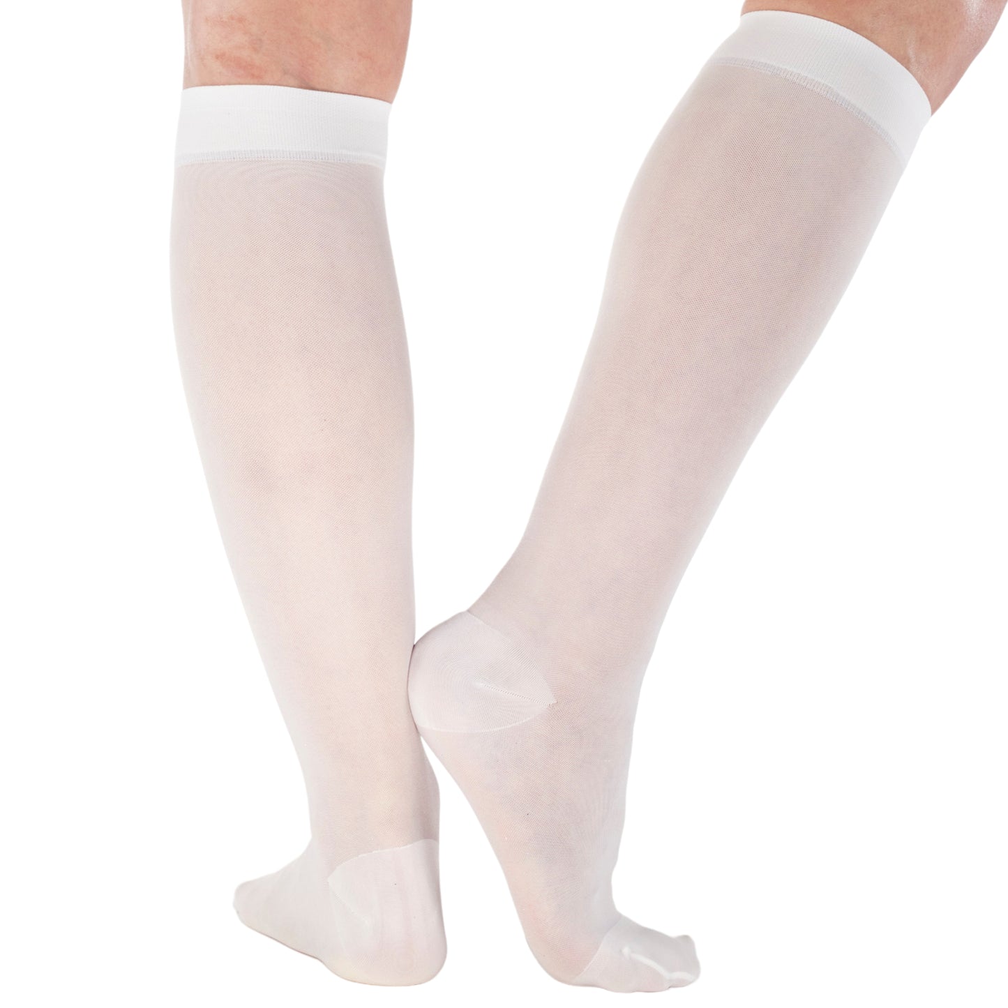 Made in USA - Women's 15-20mmHg Sheer Compression Socks - A101
