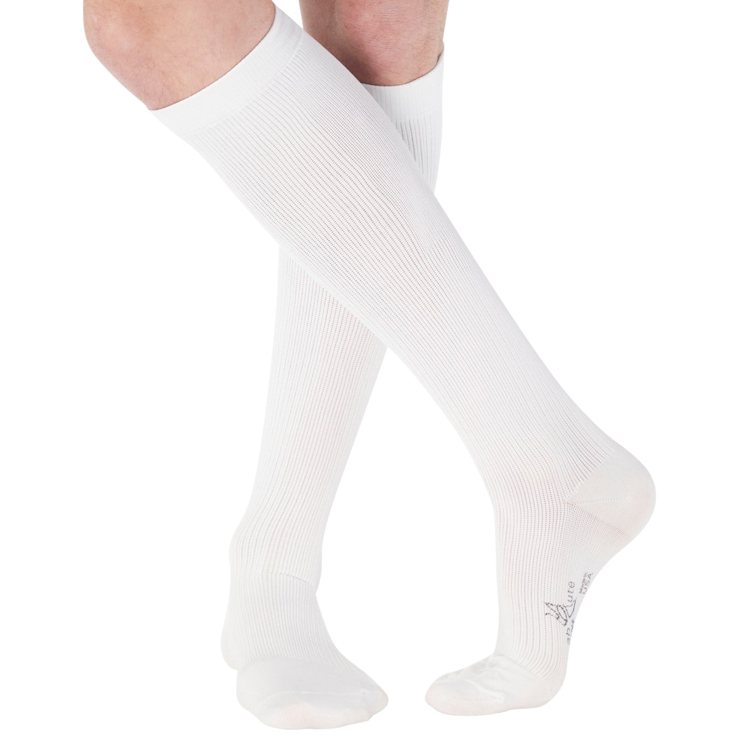 Made in USA - 20-30mmHg Compression Socks for Men - A104