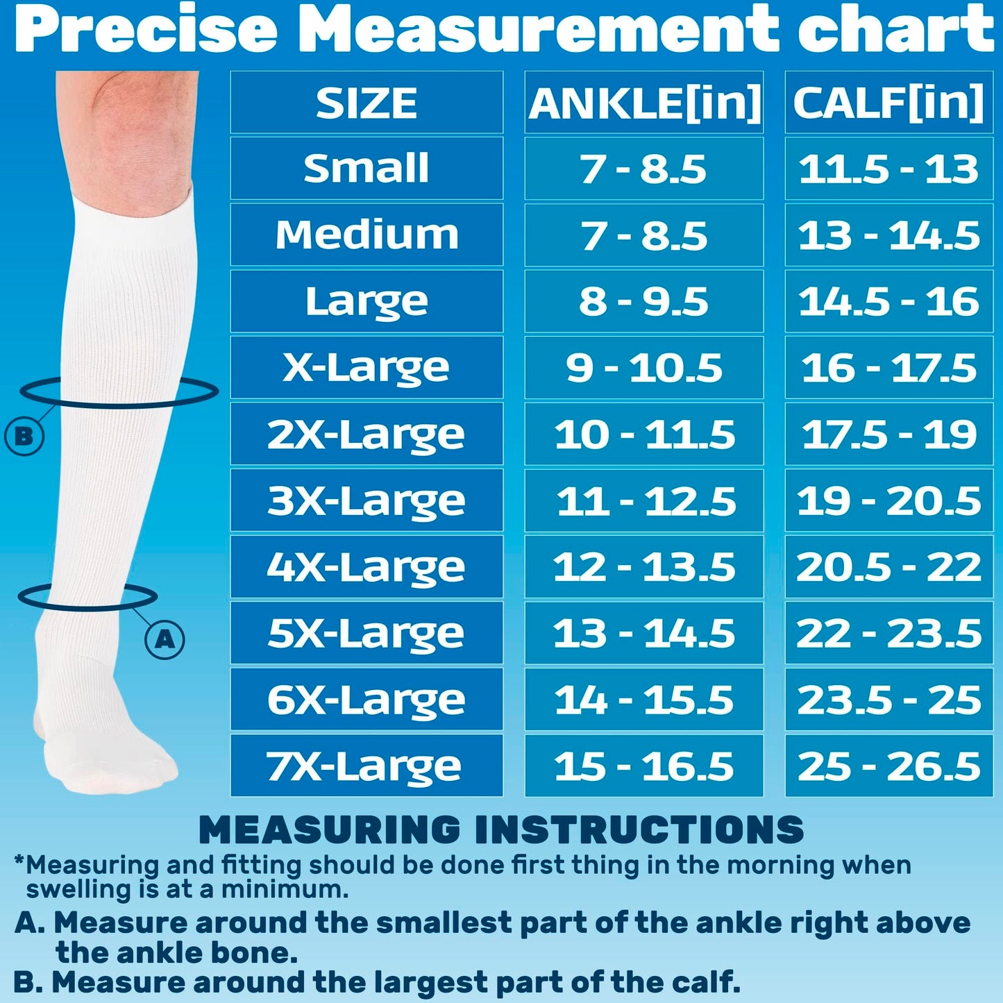 Cotton 20-30mmhg Compression Socks for Women - A105W
