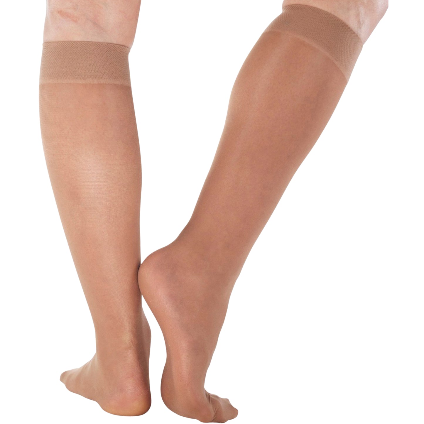 Made in USA - 8-15mmHg Sheer Compression Socks for Women - A107