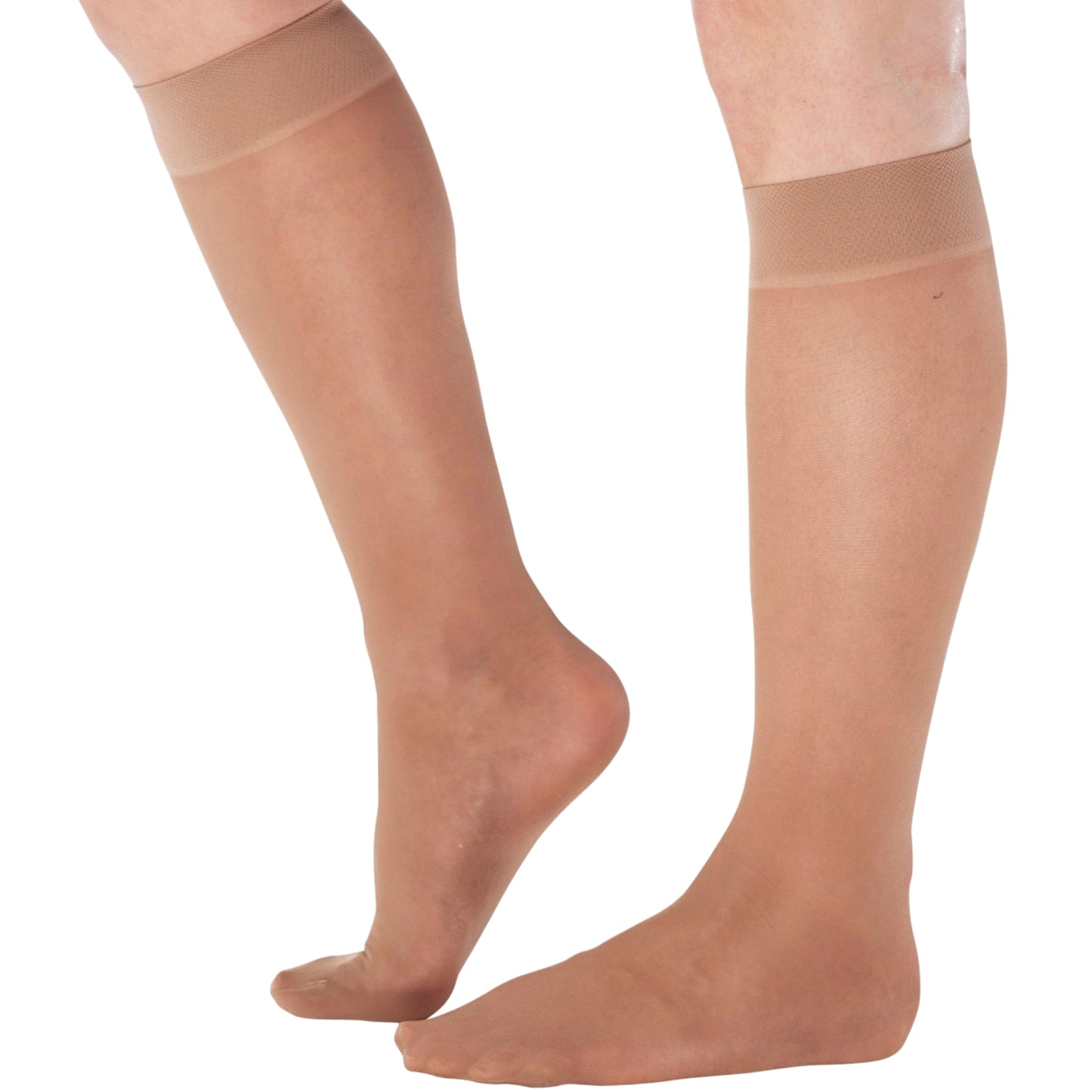 Made in USA - 8-15mmHg Sheer Compression Socks for Women - A107