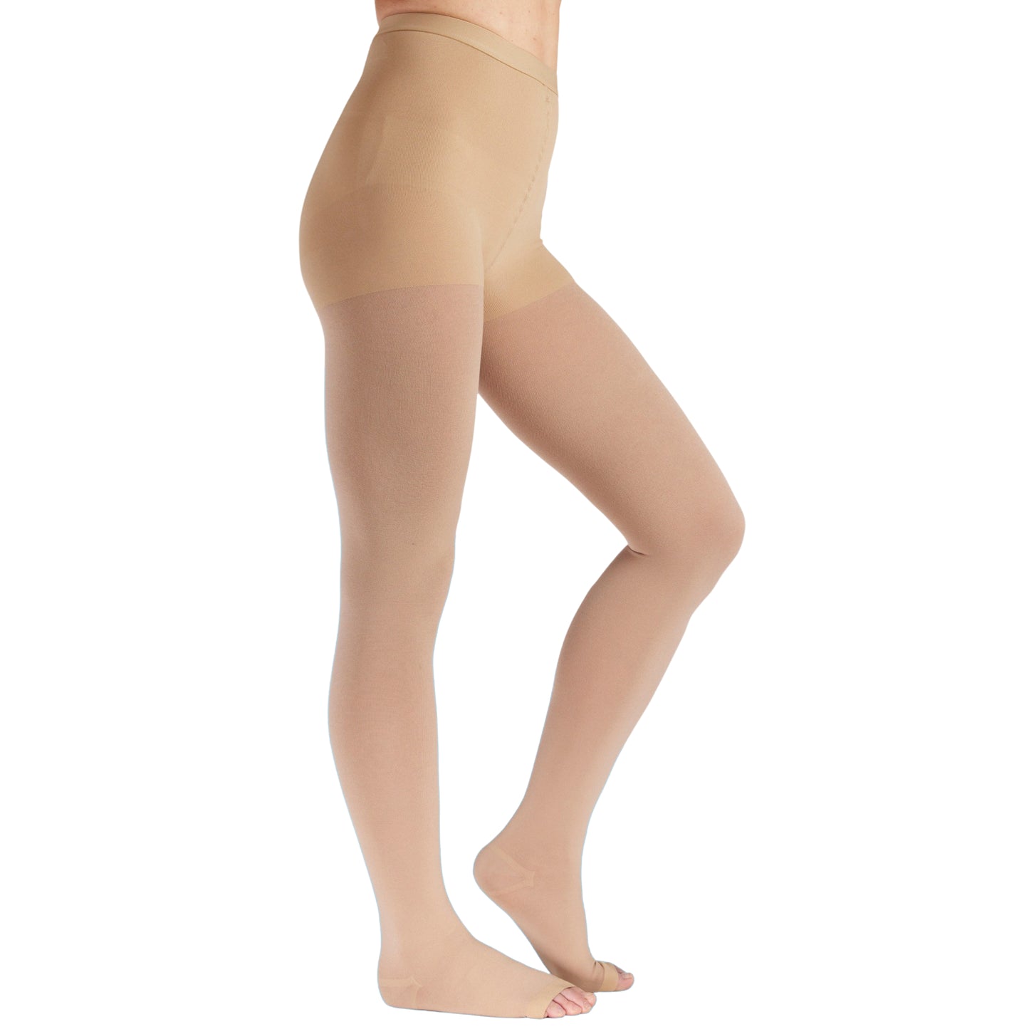 20-30mmHg Open Toe Compression Pantyhose for Women - A214