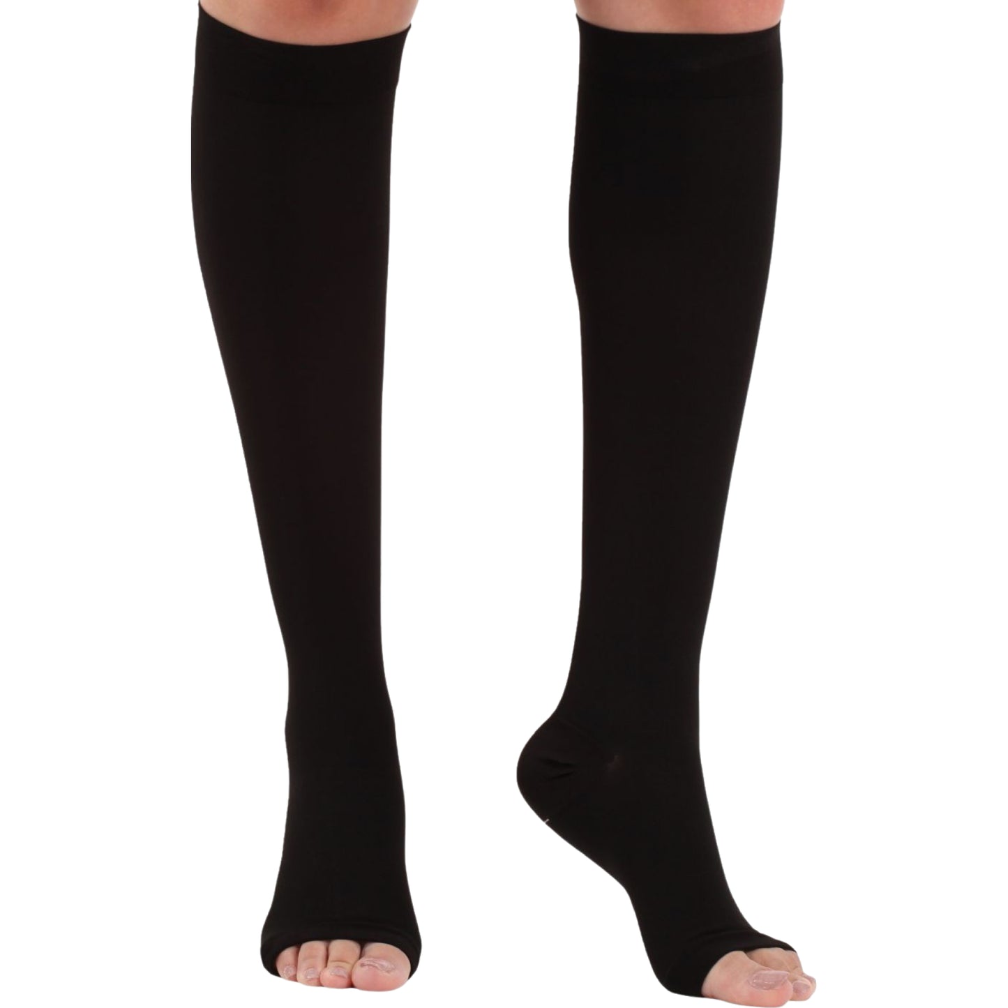 Made in USA - Open Toe Mens Compression Socks 30-40 mmHg - A311M