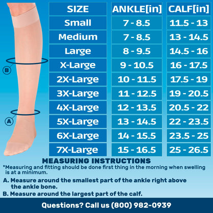 Made in USA - Travel Sheer Compression Socks 15-20mmHg for Women - ATRAVEL101