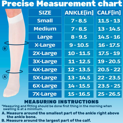 Made in USA - Travel Sheer Compression Socks 15-20mmHg for Women - ATRAVEL101