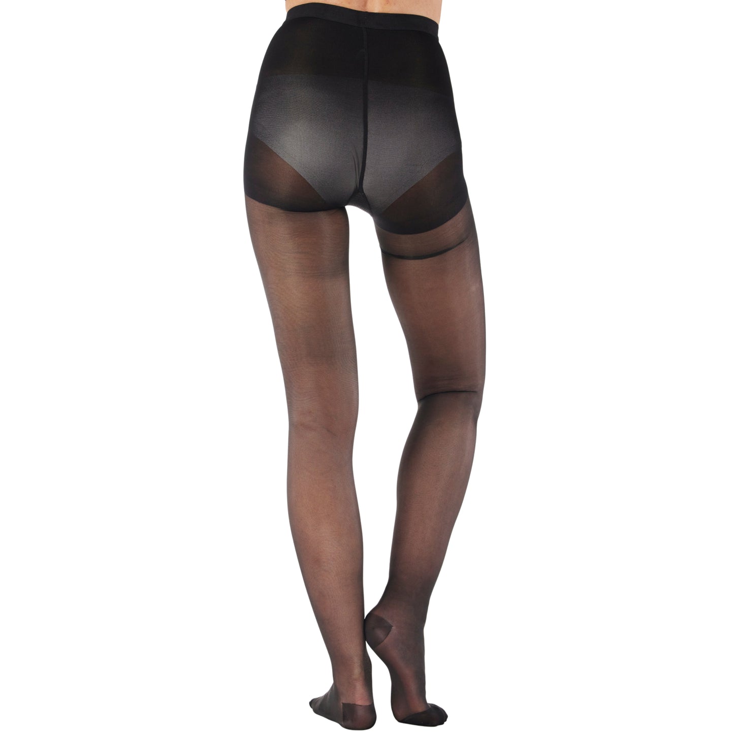 Made in USA - 15-20mmHg Sheer Compression Pantyhose for Women - A103
