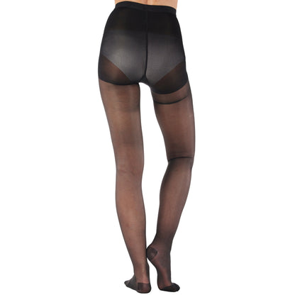 Made in USA - 15-20mmHg Sheer Compression Pantyhose for Women - A103