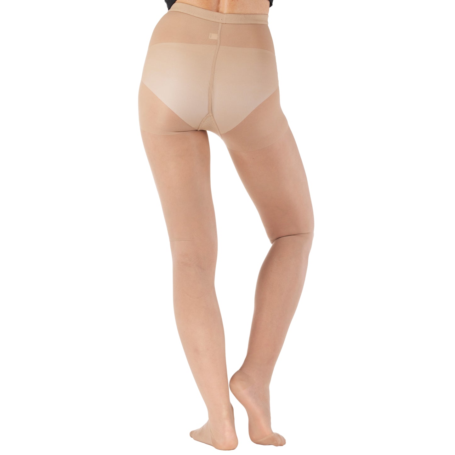 Made in USA - 15-20mmHg Sheer Compression Pantyhose for Women - A103