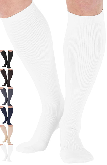 Made in USA - 20-30mmHg Compression Socks for Men - A104