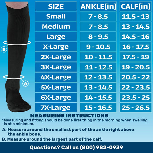 Cotton 20-30mmhg Compression Socks for Women - A105W