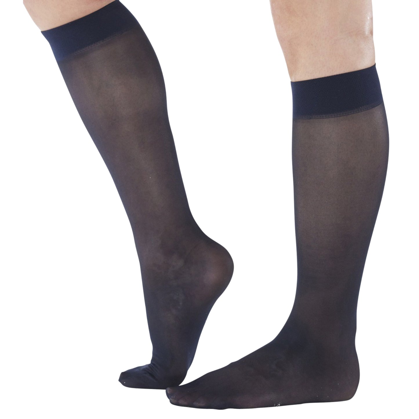 Made in USA - 8-15mmHg Sheer Compression Socks for Women - A107