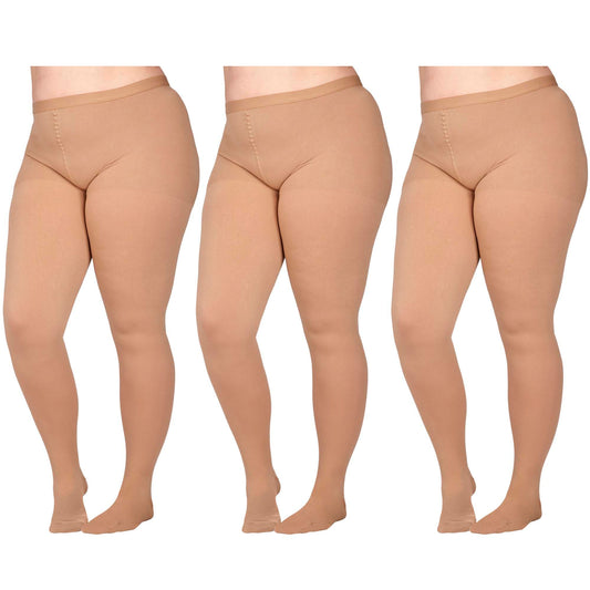 (3 Pairs) Compression Pantyhose for Women 20-30mmHg - Varicose Veins, Swelling, A204-3