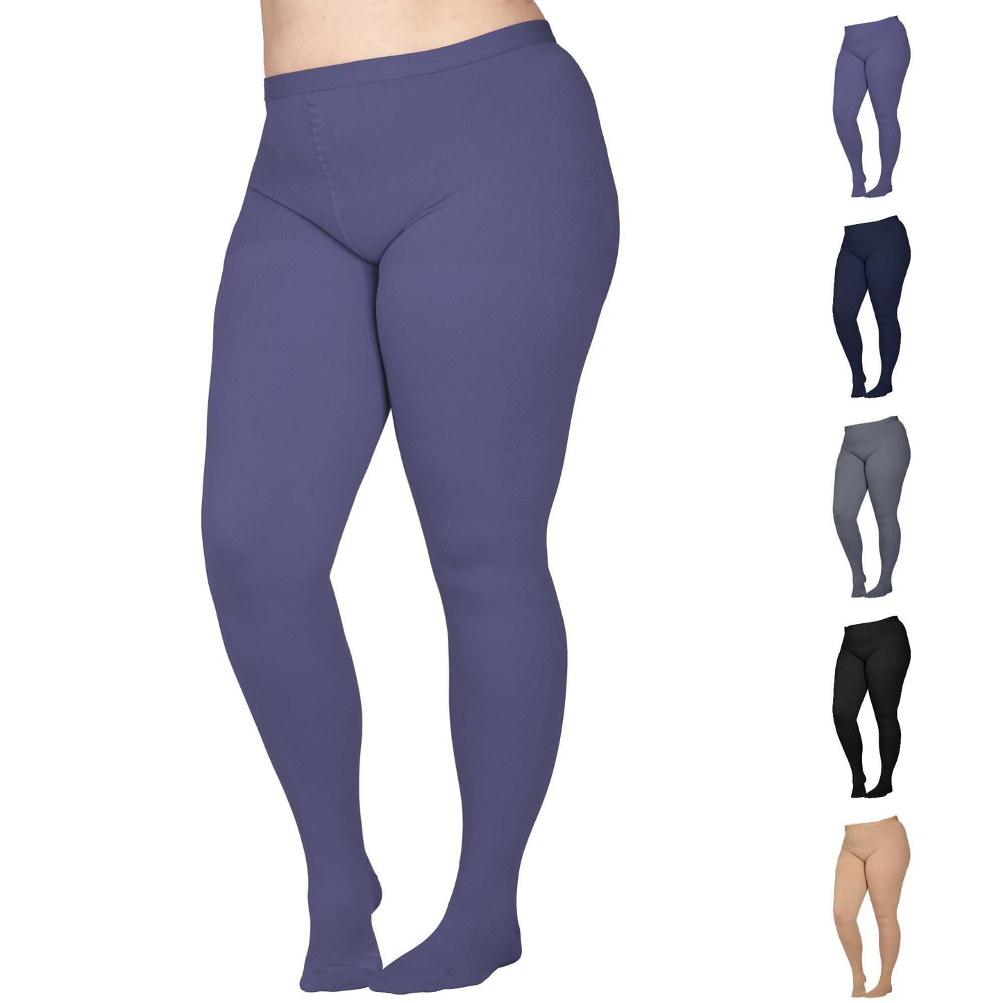 20-30mmHg Opaque Compression Pantyhose for Women - A204