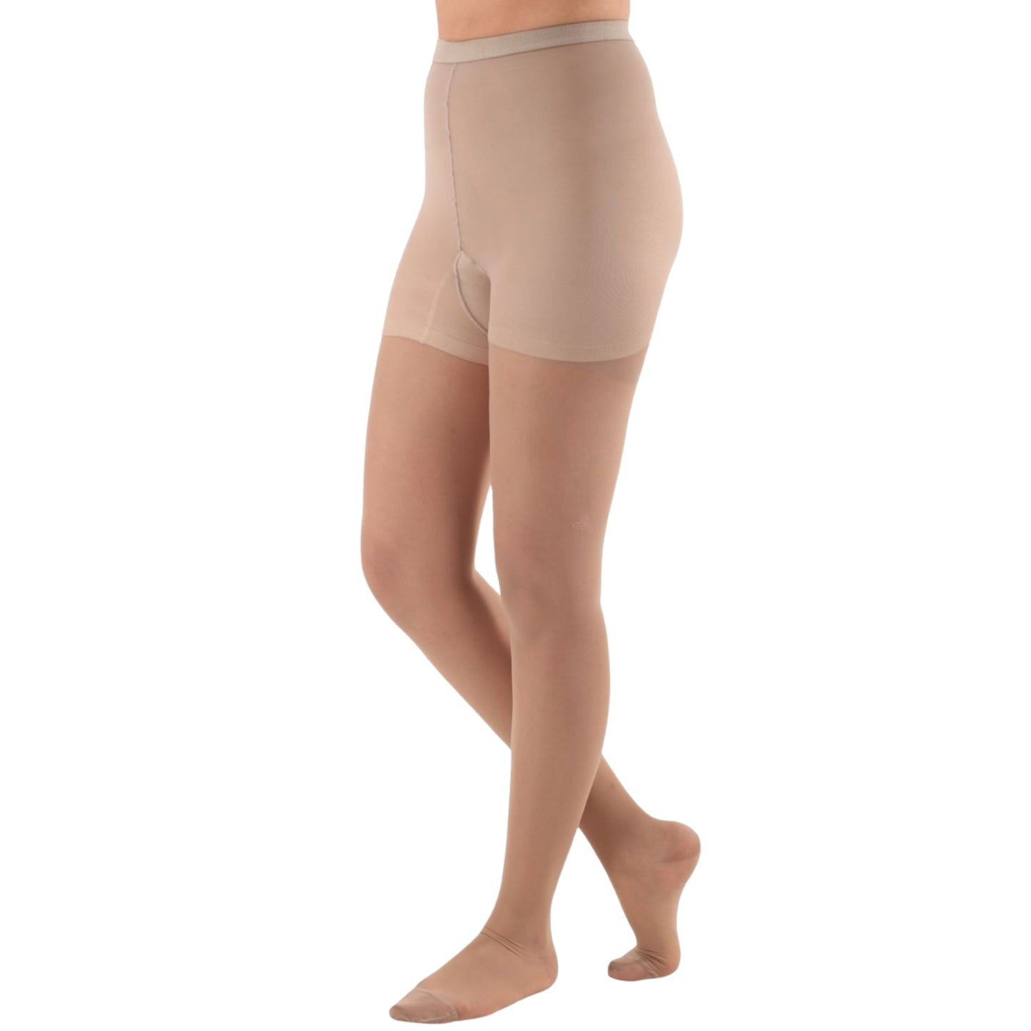 Made in USA - 20-30mmHg Sheer Compression Pantyhose for Women - A207