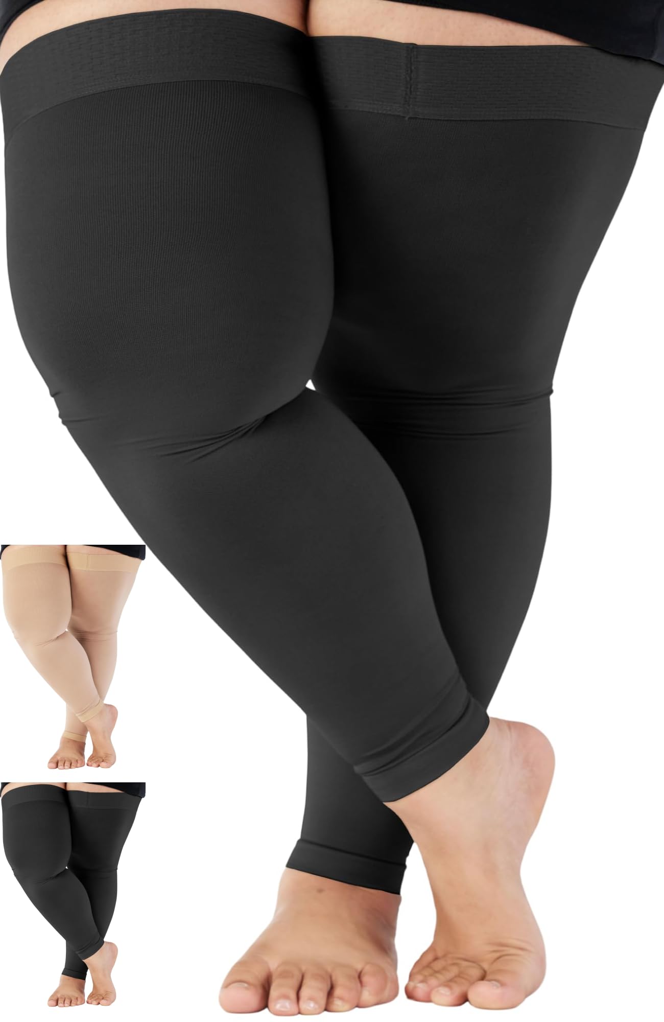 Womens Compression Full Leg Sleeve 20-30mmHg - A209W