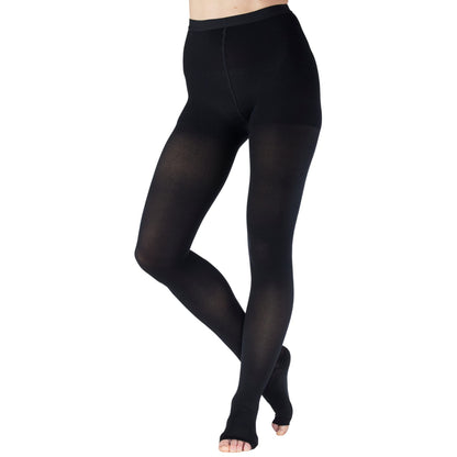 20-30mmHg Open Toe Compression Pantyhose for Women - A214