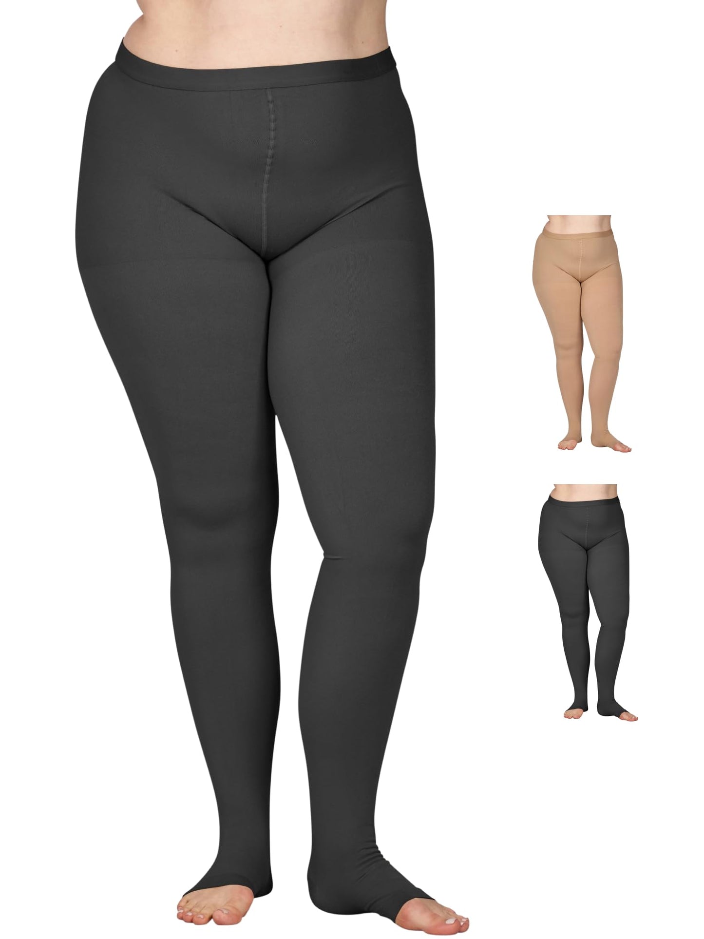 Absolute Support Women’s 20–30mmHg Compression Pantyhose, Full Length – Circulation, Varicose Veins & Swelling Relief, A214VV