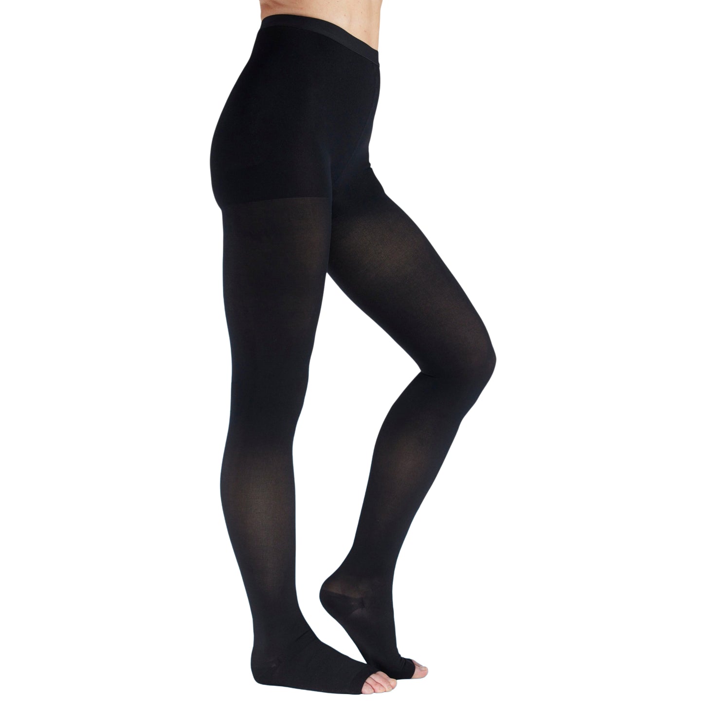 20-30mmHg Open Toe Compression Pantyhose for Women - A214