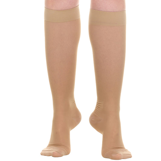 20-30mmHg Petite Sheer Short Length Compression Socks for Women - A406