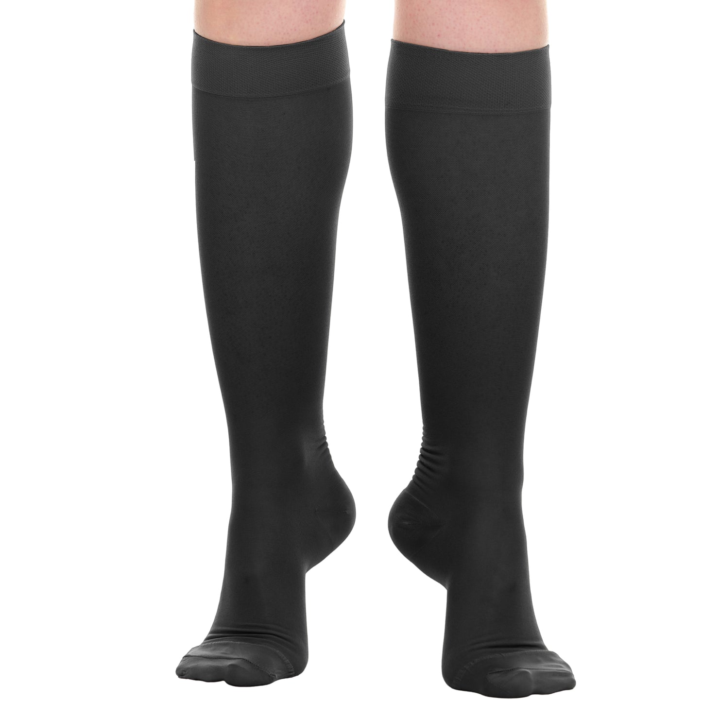 20-30mmHg Petite Sheer Short Length Compression Socks for Women - A406