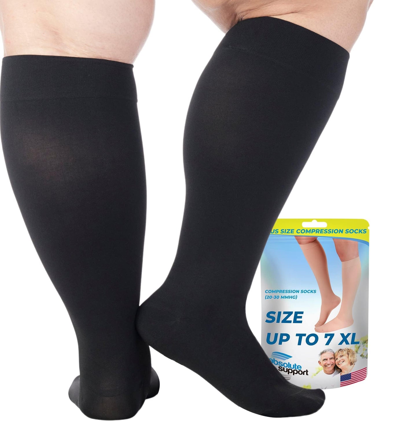 Mens Opaque Compression Socks 20-30 mmHg - A501M