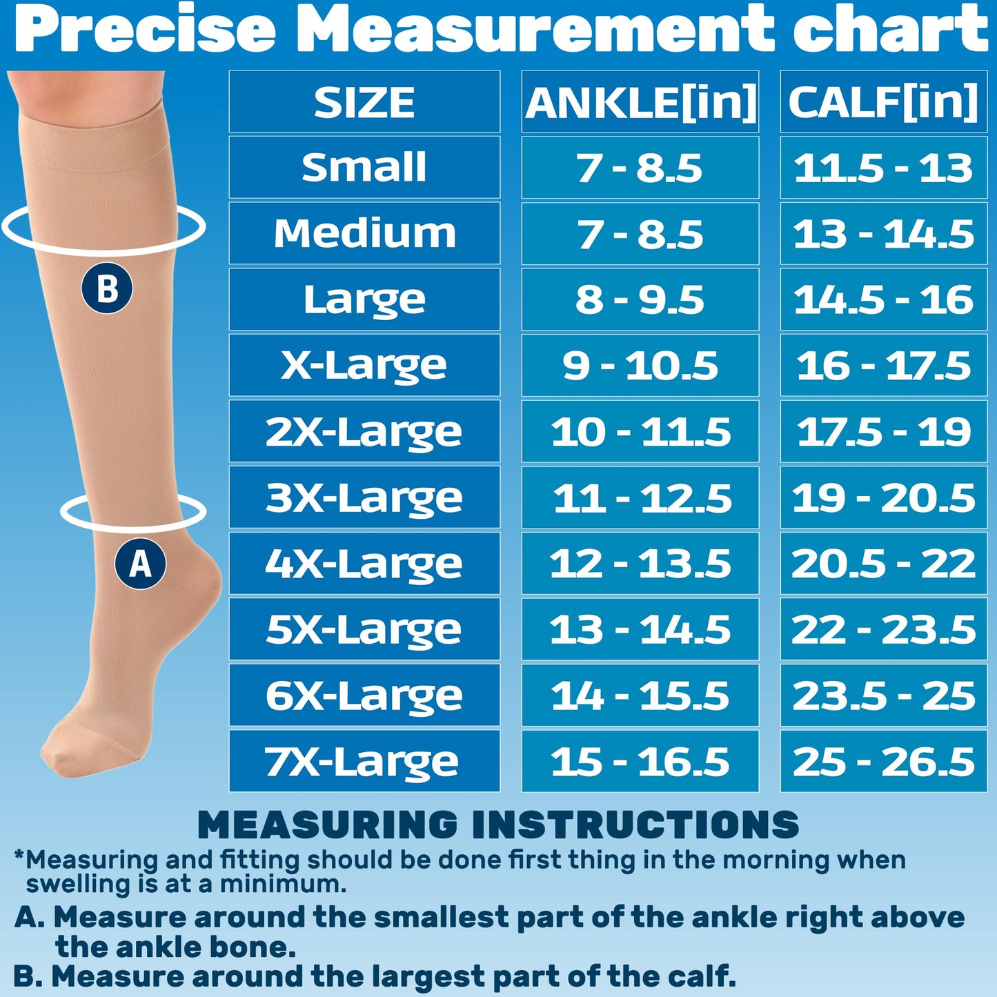15-20mmHg Opaque Mens Compression Socks - A505M