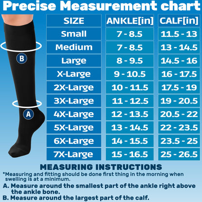 15-20mmHg Opaque Mens Compression Socks - A505M