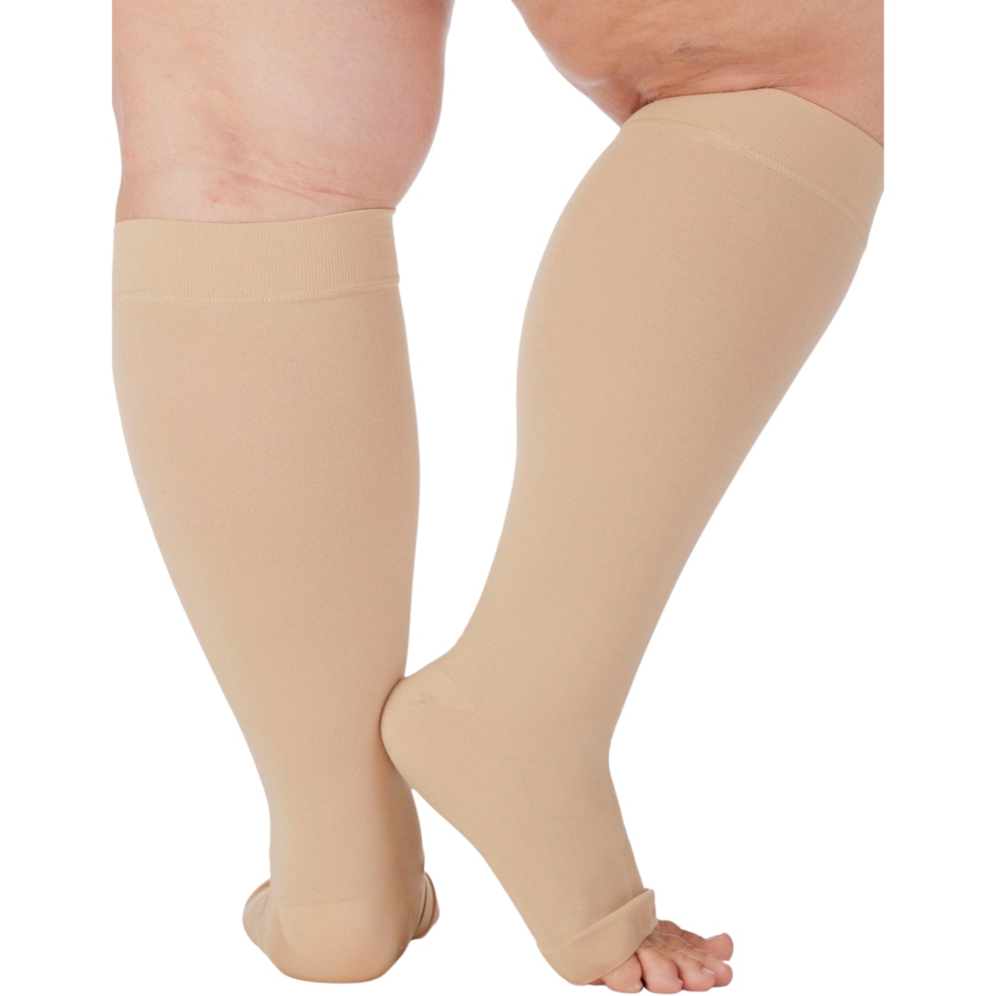 Open Toe Mens Compression Socks 20-30mmHg - A511M