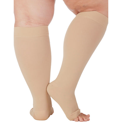 Open Toe Mens Compression Socks 20-30mmHg - A511M