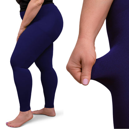 Plus Size Compression Leggings for Women 20-30 mmHg - A717PS