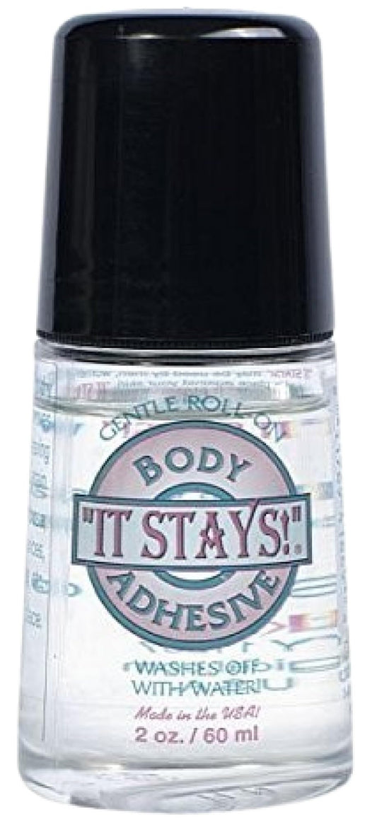 Mojo Compression Socks – It Stays Roll-On Body Adhesive – Butt Glue for Dancers, Wigs, Socks & Costumes – 2 oz – 1 Pack