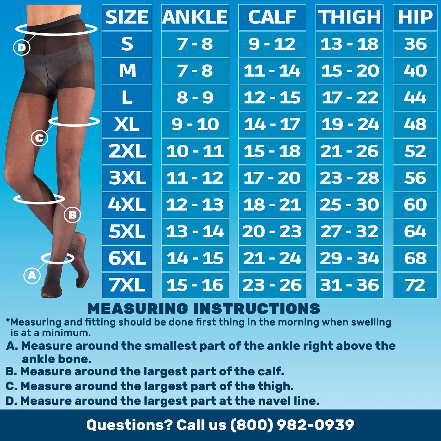 Sheer Compression Pantyhose, 8-15mmHg Light Graduated Support - A109