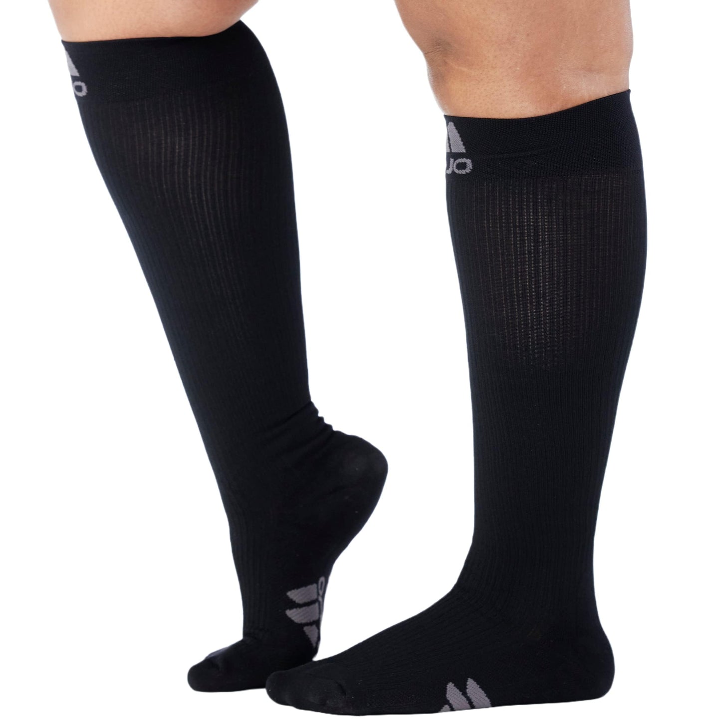 Mojo Compression Socks – Unisex Medical Compression Socks – Knee High Stockings for Circulation & Bariatric Recovery – 20-30mmHg Firm Support – M809