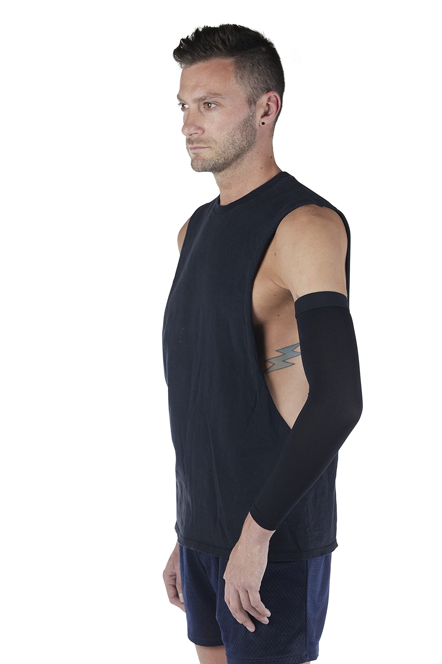 Mojo Compression Socks – Unisex Medical Compression Arm Sleeve for Lymphedema & Post Surgery Support – 20-30mmHg Firm Support – M813