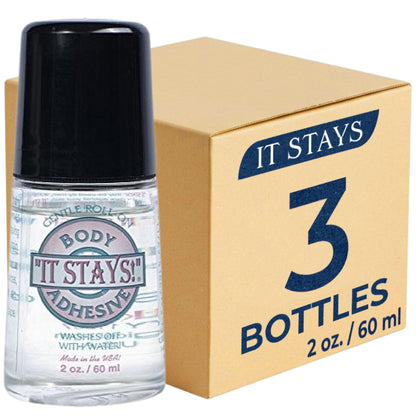 It Stays Roll-On Body Adhesive Glue Applicator 2 fl oz - ITSTAYS