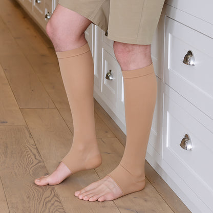 Open Toe Mens Compression Socks 15-20 mmHg - A515M